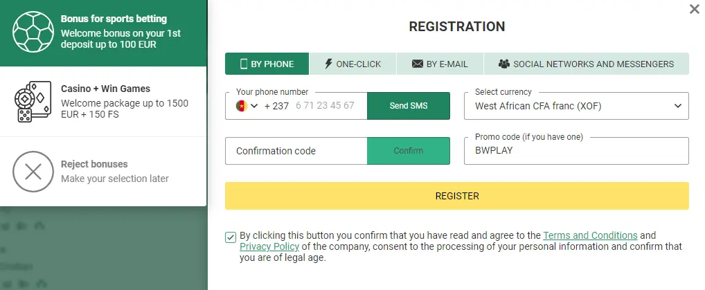 phone registration