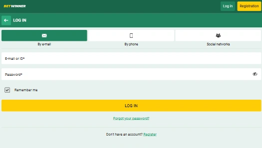 betwinner mobile login